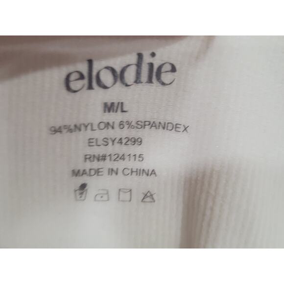 Elodie‎ Women's Cream Scoop Neck Size M/L #14 - Picture 3 of 3